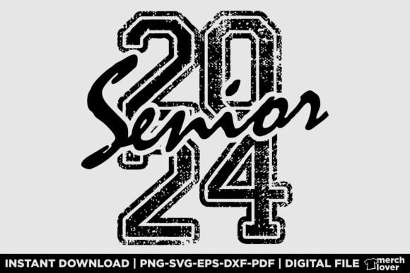 Senior 2024 Class Graduation T-Shirt Graphics & Design